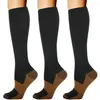 Chaussettes De Sport Chaussettes De Compression Hautes Aux Genoux Sport Calcetines Adultes Compresivos Medias De Compression