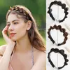Fashion Braid Headband Wig Invisible Head Head Hoop Hair Styling Headwear Accessori Gift