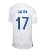 22 23 Världscupens franska fotbollströjor Benzema Griezmann Mbappe Pogba Giroud Kante Maillot de Football Shirt Dembele Ben Yedder National Team