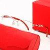 lunettes lunettes de soleil designers hommes lunettes de soleil design or argent métal jambes en bois lentille marron original étui rouge occhiali da sole lunettes de soleil