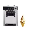 Commercial Table Top Three Flavors Soft Ice Cream Making Machine 110V 60Hz