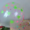 الحفلة ديكور نقطة ballon star الحب القلب UV Glow بالون 12 بوصة الفلورس