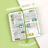 Kinbor Cute Week Plan Chocolate Weekly Handbook Diary Book Tanabata Walentynki Zabawny dowcip na szkolne tygodnie domu