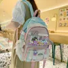 Borse scuola JOYPESSIE Zaino moda donna Borsa Mochila in nylon carino per ragazze adolescenti Zaino da viaggio impermeabile Kawaii Nero 220926