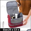 Organizzazione portaoggetti per il bagno Borsa da trucco impermeabile da uomo appesa Borsa da viaggio Oxford Cosmetica per donna Astuccio per il trucco Dhynk