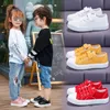 Sneakers Red White Canvas Children Shoes Kids Toddler Boy Girls Casual Breathable Baby Sport Flats 220928