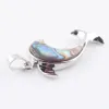 New Zealand Abalone Shell Pearl Colourful Dolphins Pendant Natural Gem Bead Women Men Reiki Jewelry N3489