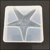 Плесени 3D моллюска Shell Sea Star Sile Flom для полимерной глины и украшения пирога рыба Diy смоля