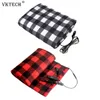 Blanket Electric Car Volt Heated Fleece Travel Throw Safety Timer Constant Temperature Heating for Winter Y2209