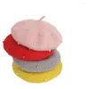 HATS 2022 Fashion Princess Kids Girls Caps Berets Lovely Pearl Beanies Spring Autumn Winter Toddler