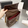 2022 19 Series Coffee Brown Bags Classic Flap Jumbo Medium Fashion France Women Lambskin Leather الشهيرة مصمم حقائب يد 25C / 30C