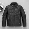 Jackets Herbst Winter Kinderleder Motorrad Jungen Mädchen plus Samt Mode PU -Mäntel Kinder Reißverschluss Tops 220928