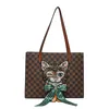 Großhandel Fabrik Ladies Umhängetaschen 3 Stile Süßes und niedliches Cartoon Mode -Tasche exquisites Band Bogen Elegante Handtasche Einfacher Retro Plaid -Rucksack