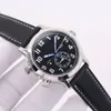 Luxury Automatic Multifunction Watches Leather Strap Pilot Travel Time Automatic-Winding Men's Watch 5524G-001