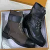 Women Designers Rois Ankle Martin Boots And Nylon Boot Military Inspired Combat Shoes Top Quality Knight Boots With Box NO13