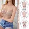 Modeladores femininos sem costura sutiãs de renda para mulher push up sem fio sutiã copo roupa interior sexy sutiã lingerie plus size