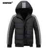 Men's Jackets Winter Warm Hooded Jacket Men Brand New Classic Thicken Casual Windproof Cotton Parkas Male Autumn Fashion Outdoor Hat Men Coat T220926