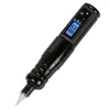 Ajuste da tensão da máquina de tatuagem Bateria de caneta sem fio com motor portátil sem pincel sem escova Digital LED digital