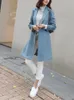 女性Sジーンズソリッドホワイトストレートレッグ韓国ファッション居心地の良いソフトハイストレッチストリートウェアボーイフレンドY2Kデニムパンツ220928