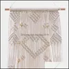 Tapestries Tapestries Uitstekende tapijtopslagplank Hartvorm Hoge duurzaamheid Hangende houten plant potmand Hangerhouder voor ho dhmne