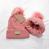 Australia diseñador sombreros tejidos de punto de invierno gorro de vellón mujeres chicas de calavera de calaveras de chorro