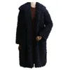 Womens Fur Faux Women Winter Thick Coat Jacket Long Sleeve Turn Collar Outwear Ladies Lamb Wools Overcoat 220927