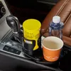 Porte-boissons pour tasse Support de bouteille à boire universel voiture multifonctionnel double support d'eau réglable Support organisateur intérieur