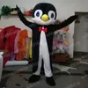 Halloween Penguin Mascot Disfraz Tema animal Carnaval Unisex Vestido de fiesta de cumpleaños para adultos unisex