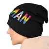 Boinas Humano LGBT Slouchy Beanie Hat Hombres Mujeres Orgullo Gay Hip Hop Punto Skullies Gorros Gorras para esquí de invierno