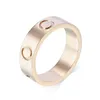 Band plaqué Gold Ring Love Designer Jewelry Luxury Diamond Mens Womens Plate Engagement Engagement Wedding Multi Size Classi7141269