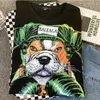 Men's T Shirts 2022 Selling Tshirts Boxing Dog Short Sleeve Tees Streetwear Hip Hop Harajuku Casual Cotton Loose Tops Oversized T-shirt