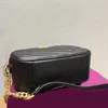 Satchel väska läder crossbody lyxdesigner märke mode axelväskor handväskor kvinnor brev handväska telefonväska plånbok slätt