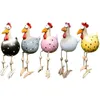 Decorative Objects Figurines Colorful Daze Resin Rooster Decoration Garden Statue Kitchen Indoor and Outdoor Animals Ornaments 220928