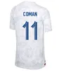 2022 Jersey de football 2022 2023 MBAPPE GRIEZMANN KANTE POGBA maillots de football maillot équipe français enfant kit chaussettes hommes fans version joueur