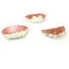 Decorazione per feste dentiere denti da vampiro zombie denti anteriori buck trucco divertente scherzo di Halloween Forniture