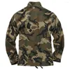 Vestes pour hommes Camouflage Veste Homme Militaire Armée Style Coton Tops Manteau Lâche Baggy Casual Hommes Outwear Vêtements