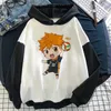 Bluzy damskie bluzy śliczne japońskie anime haikyuu haikyuu ponadgrzeznaniowa moda uliczna kawaii sweetshirts swobodne zimowe ubrania kobiety długie rękaw Top 220928