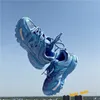 Running Shoes Basketball Sneakers Sports Trainers Designer Low Heels Foam Runner 2022 Fashion Triple S Trilha.2 Open Sneaker para homens Mulheres Tamanho 35-46 H27