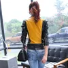 Women's Leather Faux Leather Women s Jackets Soft Motorcycle Short Faux Leather Jacket Ladies Autumn Biker Streetwear Black Spliced Zippers Coat PY67 220928