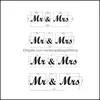 Party Decoration Mrs Mrs. Letters Wedding Table Decoration Wood Red Standing Mrs Signs For Sweetheart Drop Delivery 2021 Home DH7NA