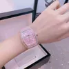 Watches armbandsur designer lyxiga herrmekanik tittar på Richa Milles armbandsur damer diamantfröskt stort urtavla med gipsophila enkelt