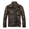 Pelle da uomo finta arriva giacca di pelle da moto di marca giacche da uomo jaqueta de couro masculina cappotti da uomo 220927