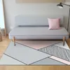 Tapijten Fashion Nordic geometrisch grijs roze kleur vloer Mat slaapkamer bedruimte Lapje Woonkamer keuken pluche niet-slip tapijt op maat gemaakt