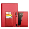 DHL50pcs Kartenhalter Frauen PU Plain Multifunktionsstift Einsteckkarte Passport Cover Mix Farbe