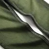 Erkek kot gri yeşil erkek moda klasik stil elastik düz ince denim pantolonlar yüksek sıska erkek büyük boy 220927