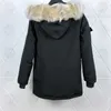 Куртка-пуховик мужская женская дизайнерская зимняя верхняя одежда Jassen с капюшоном с большим мехом Fourrure 08 пуховые куртки пальто Hiver канадские парки