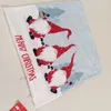 Noel Baba Yastık Kılıfı Kare Yastık Kılıfı Zip Dekoratif Kanepe Yastık Kapağı Noel Festivali Ev Dekor