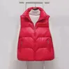 Womens Vests Puffy Jacket Sleeveless Woman Jackets Designer Coat Matte With Letters Budge For Lady Slim Outwears Coats M-2XL