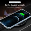IPhone Clear MagSafe Magnetic Case para iPhone 13 14 Pro Max 12 Mini Suporte de luxo transparente contrato