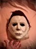 Máscaras de festa Bulex Halloween 1978 Máscara de Michael Myers Horror Cosplay Traje de látex adereços para adultos branco de alta qualidade 220927